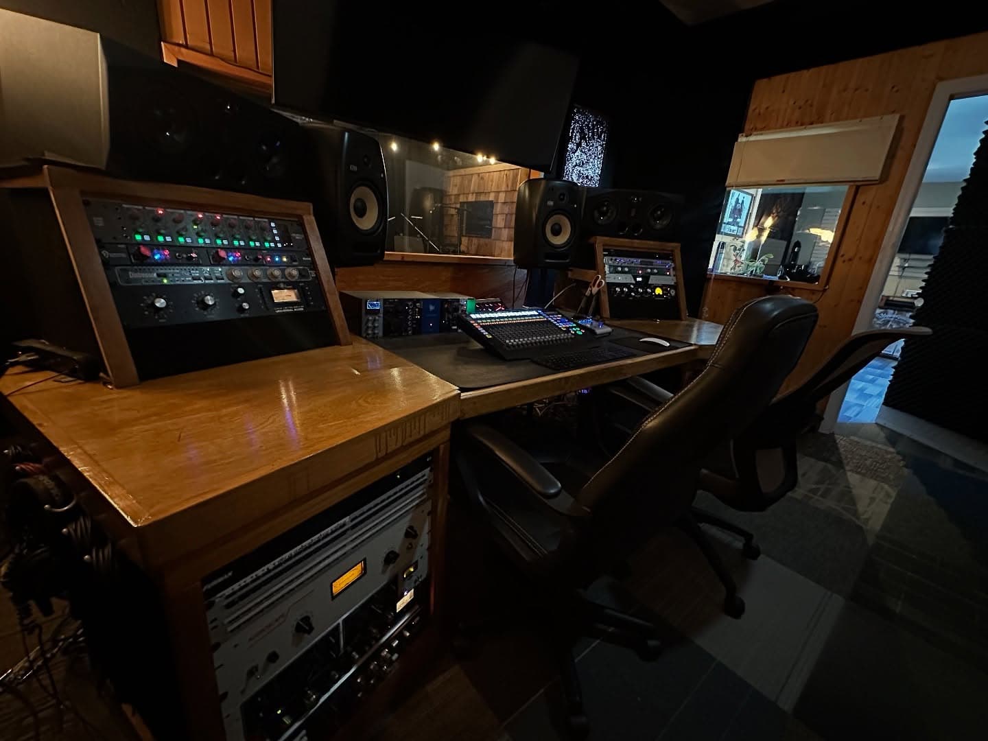 The console at Sand City Studio