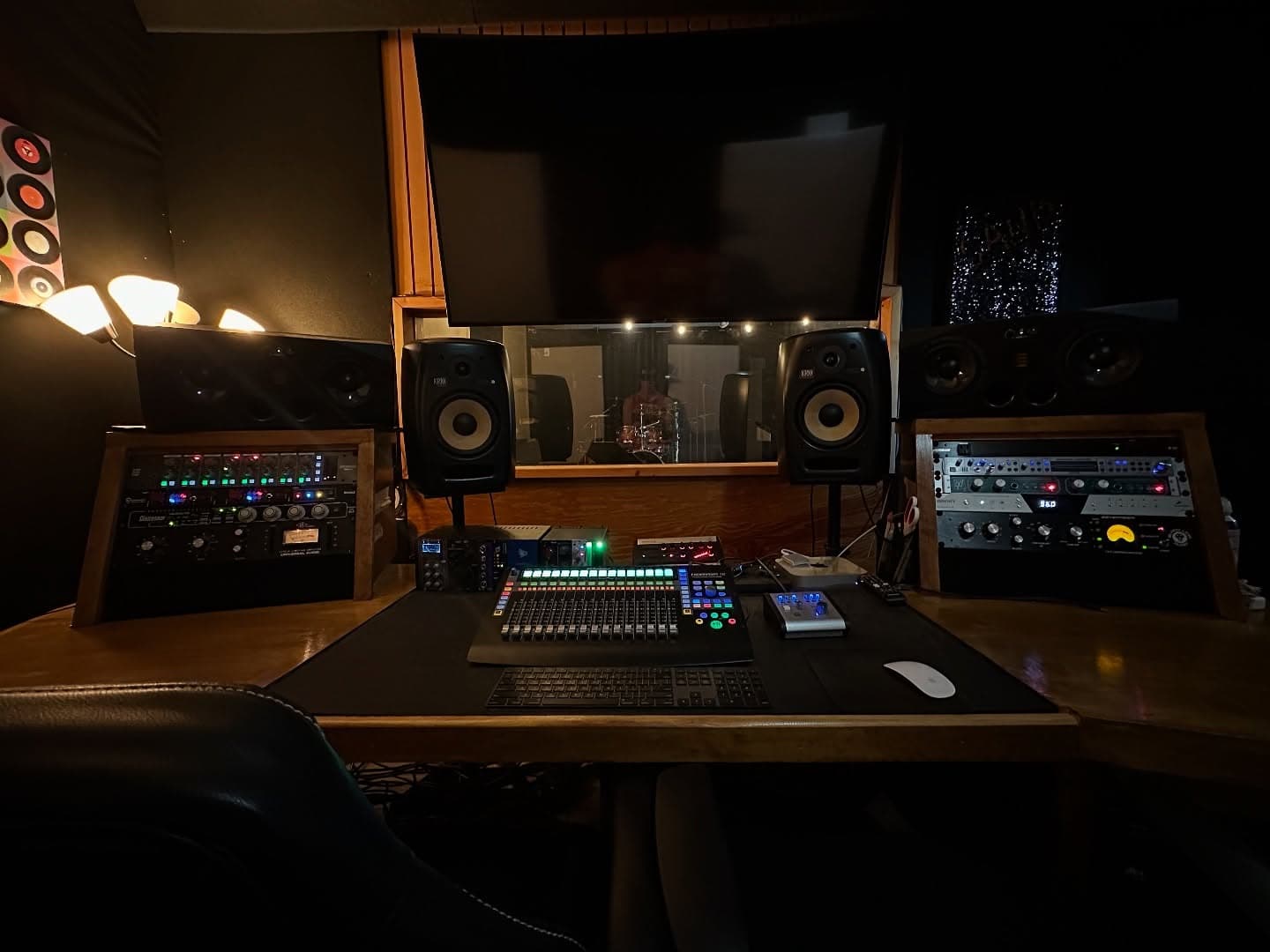 Outboard rack at Sand City Studio